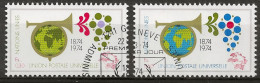 NATIONS-UNIES - GENEVE: Obl., N° YT 39 Et 40, TB - Oblitérés