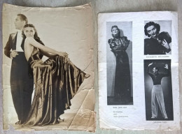 Autografo Su Foto Della Artista Elizabeth Dell'Adami San Remo 1940 Foto Norman Murray - Actors & Comedians