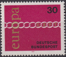 1971 Deutschland > BRD, ** Mi:DE 676, Sn:DE 1065, Yt:DE 539, Europa (C.E.P.T.) 1971 - Kette - 1971