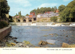 Postcard United Kingdom Wales Denbighshire Llangollen River Dee - Denbighshire