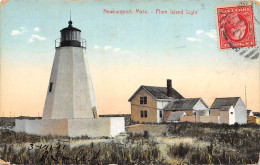 U S A      Massachussets  Newburyport Mass. Plum Island Light  - Phare -           (voir Scan) - Otros & Sin Clasificación