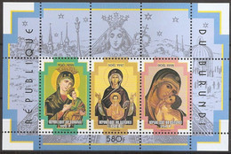 Burundi 1999 0CBn° Bloc 138 *** MNH Cote 11 € Noël Kerstmis Christmas - Blocks & Kleinbögen