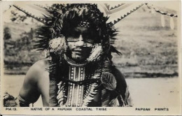 PAPOUASIE, Native Of A Papuan Coastal Tribe - Papua-Neuguinea