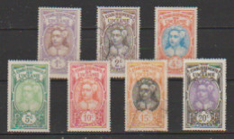 OCEANIE  1913  N° 21 à 27 Neuf X /  Oblitéré   Tahitienne - Used Stamps