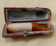 RRR Cigar Mouthpiece Amber - Meerschaum, 19th Century - Mundstücke