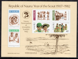 Nauru 1982 The 75th Anniversary Of Boy Scout Movement In Unmounted Mint. - Nauru