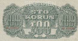 Czechoslovakia 100 Korun, P-48  1944  UNC  SPECIMEN - Czechoslovakia