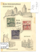Eilenburg Michel Nr.IV-VIA, Gestempelt Auf Spendenkarte, Selten Im Angebot, Siehe Photo - Nuevos