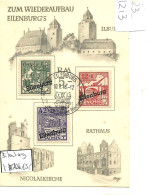 Eilenburg Michel Nr.I-IIIA, Gestempelt Auf Spendenkarte, Selten Im Angebot, Siehe Photo - Mint