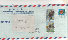 2 Timbres , Stamps  " Insectes " Sur Lettre Complète , Cover ,  Mail Du 15/06/62 - Covers & Documents