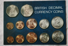 British Decimal Currency Coins {b1} - Monnaies (représentations)