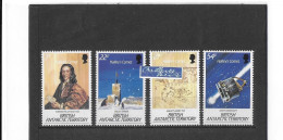 British Antarctic Territory  1986 Halley's Comet 4v - Unused Stamps