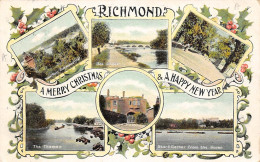 U S A      Virginia   State   Richmond    A Merry Christmas And Happy New Year       (voir Scan) - Richmond