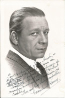 Photo Dédicacée Et Signée Par Constant Remy En 1936 - Actors & Comedians