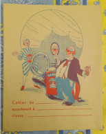 PROTEGE CAHIER Publicité Produits GLASSEX BRASSO CIRQUE CLOWN - Produits Ménagers