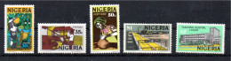 Nigeria 1973 Old Set High Value Definitive Stamps (Michel 285/89) MNH - Nigeria (1961-...)