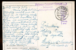 DEUTSCHES REICH Karte Feldpost WK II SPEYER Reserve-Lazarett Stiftungskrankenhaus 1940 #37465 - Feldpost 2e Wereldoorlog