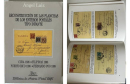 P) RECONSTRUCTION OF THE PLATES POSTAL STATIONERY, ANGEL LAIZ, CATALOGUE, XF - Andere & Zonder Classificatie