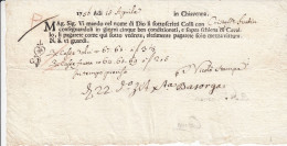 Österreich 1750 Fuhrmannsbrief Des Spediteurs Nicola Stampa Aus Chiavenna - ...-1850 Prephilately