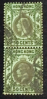 Hong Kong 1912 Yv.nr.109 In Paar Used - Gebruikt