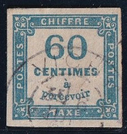 France Taxe N°9 - Oblitéré - TB - 1859-1959 Gebraucht