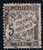 France Taxe N°14 - Oblitéré - B/TB - 1859-1959 Gebraucht