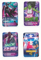 4 CARTES  MARVEL REVEIL TON POUVOIR - Marvel