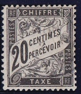France Taxe N°17 - Oblitéré - TB - 1859-1959 Gebraucht