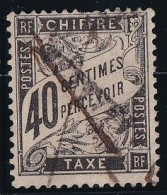 France Taxe N°19 - Oblitéré - B/TB - 1859-1959 Usados