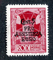 1312 Wx Italy 1943 Scott # B1 M* Cat.$3.75 (offers Welcome) - Ägäis (Rodi)