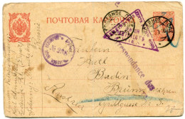 RUSSIA 1916 Stationery Prisoner-of-war Card To Brünn (Brno, Czechoslavkia), See Below For Full Description - Brieven En Documenten