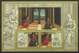 PROMO  VATICAN 2005 - BLOC N°28 EMISSION COMMUNE MUSEE DU VATICAN ET DU LOUVRE / NEUF** - Unused Stamps