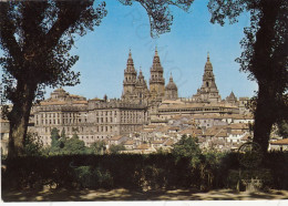 CARTOLINA  SANTIAGO DE COMPOSTELA,GALICIA,SPAGNA-VISTA GENERAL DESDE EL MIRADOR DE LA HERRADURA-NON VIAGGIATA - Santiago De Compostela