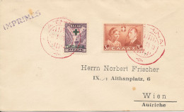 Greece Cover Sent To Austria 18-1-1939 - Briefe U. Dokumente