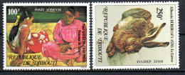 Col34 Djibouti 1978 Gauguin Durer PA N° 125 & 126 Neuf XX MNH Cote : 11,00€ - Djibouti (1977-...)