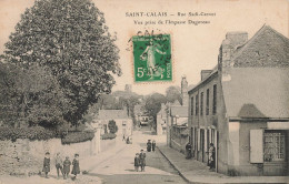 St Calais * La Rue Sadi Carnot * Vue Prise De L'impasse Dagoreau * Villageois - Saint Calais