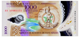 VANUATU SERIES AA 1000 VATU 2014 Pick 13 Unc - Vanuatu