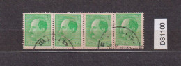 Bulgaria Bulgarie Bulgarien Ww2 Bulgarian Post In Macedonia 4x1Lv. King BORIS III Stamps W/SHTIP-ЩИП Cachet (ds1100) - Gebraucht