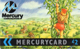 UNITED KINGDOM - GPT - MERCURY - PAINTING - JACK AND THE BEANSTALK - HIGHLY USED - [ 4] Mercury Communications & Paytelco