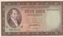 Czechoslovakia 500 Korun, P-64  ND/1945  UNC SPECIMEN - Tsjechoslowakije