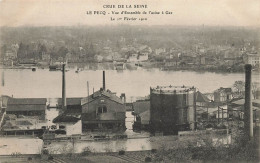 Le Pecq * Crue De La Seine * Vue D'ensemble De L'usine à Gaz * Le 1er Février 1910 - Le Pecq