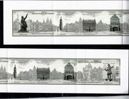 Belg. GCA18 - 2013 Bl 212** (4372/76) MNH - Doornik - De Grote Markt / Tournai - La Grand-place. - Folletos Blanco Y Negro [ZN & GC]