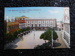 Puerto Rico / Porto Rico, Plaza Baldorioty De Castro Y Edificio Intendencia San Juan  (A20) - Puerto Rico