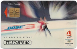 France - 0216 - Bose - Patinage Artistique, Solaic, 12.1991, 50Units, 111.000ex, Used - 1991