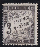 France Taxe N°12 - Neuf * Avec Charnière - B/TB - 1859-1959 Nuovi