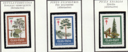 FINLANDE - Arbres, Bouleau, Pin Sylvestre, épicéa, Tuberculose - Y&T N° 593-595 - 1967 - MNH - Unused Stamps