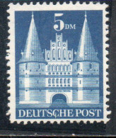 GERMANY GERMANIA 1948 HOISTEN GATE LUBECK 5m MNH - Ungebraucht