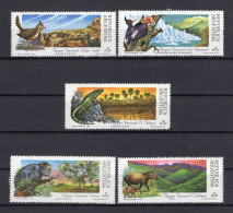 Argentina/Argentine 1989 - National Parks - Stamps 5v - Complete Set - MNH** - Neufs