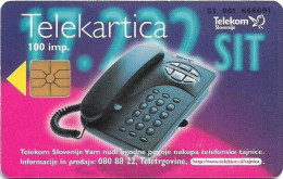 Slovenia - Telekom Slovenije - Telefonska Tajnica, Teletrgovina, Gem1A Symm. Black, 11.1997, 100Units, 10.000ex, Used - Slowenien