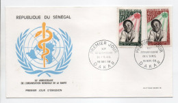 - FDC XXe ANNIVERSAIRE O.M.S. - DAKAR 16.11.1968 - - WHO